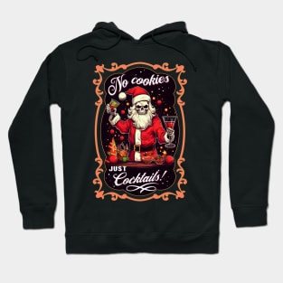 Skull Santa Bartender Hoodie